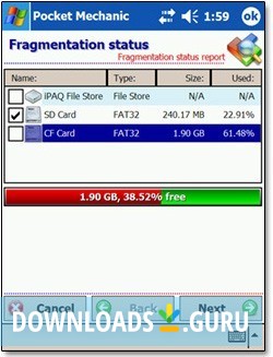 Fragmentation Status