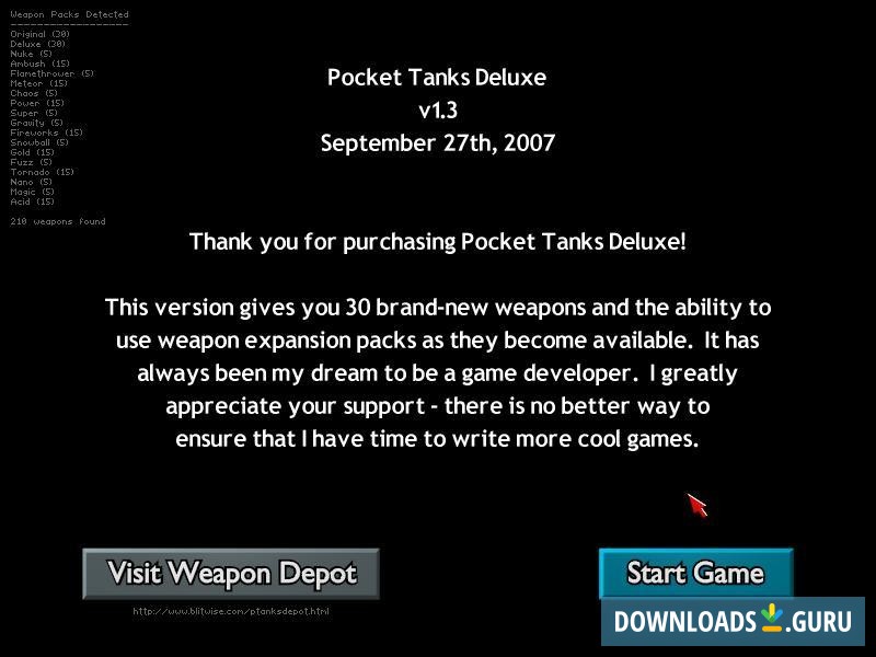 pocket tanks deluxe free download for windows 7