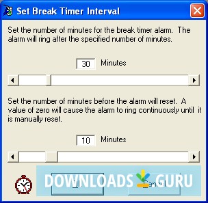 Set Break Timer Interval