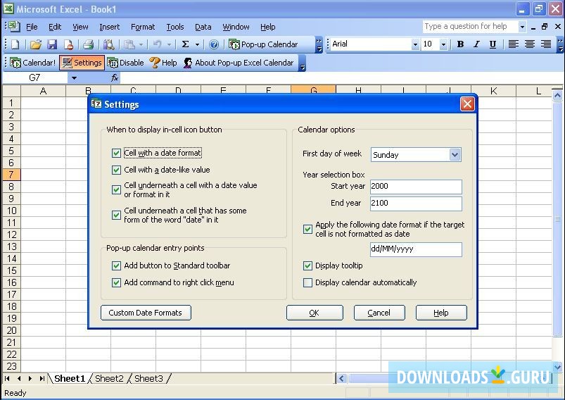Download Popup Excel Calendar for Windows 11/10/8/7 (Latest version
