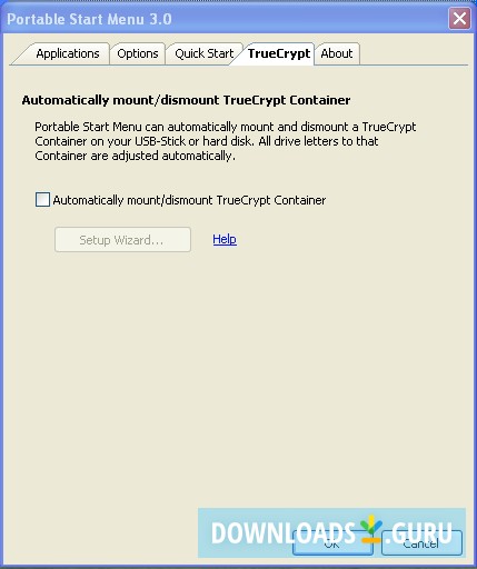 Truecrypt options