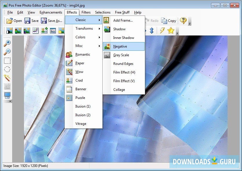 Effects Menu