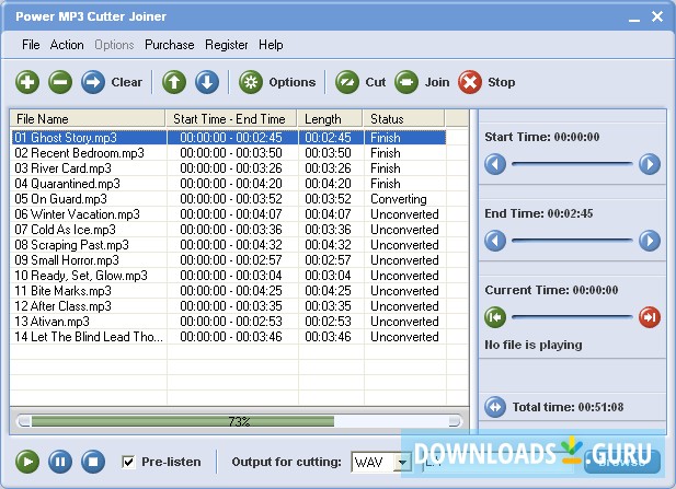 Splitting Your Audio Files