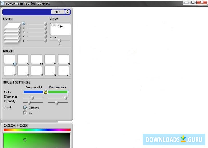 Power Paint Tool for Tablet PC