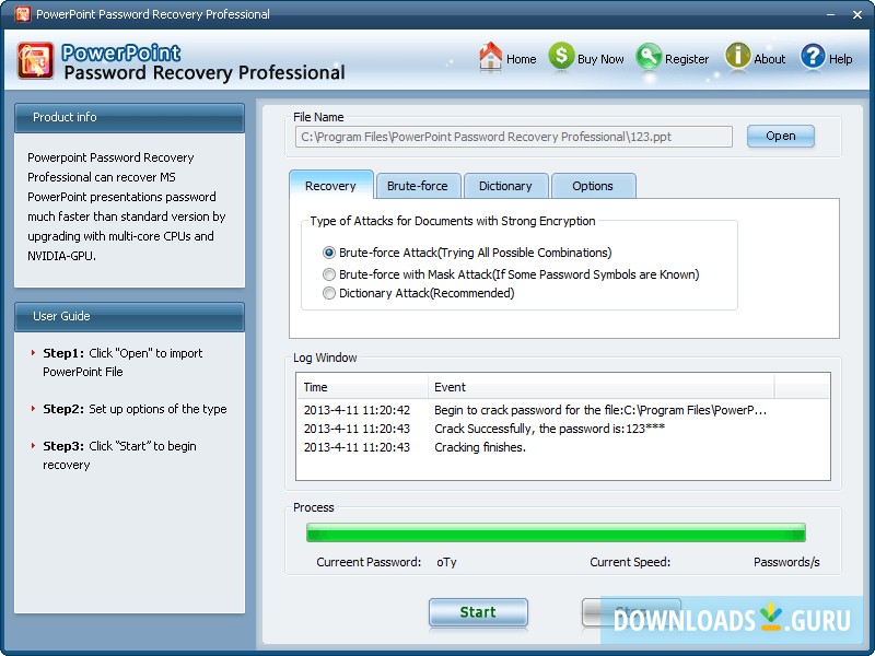 PowerPoint Password Recovery