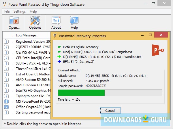 PowerPoint Password by Thegrideon Software