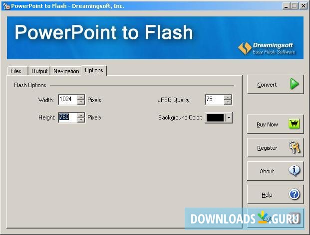 Quality and Size Options
