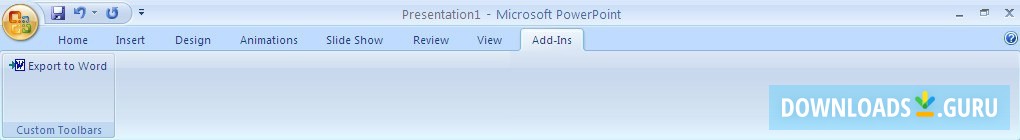 PowerPoint2Doc PowerPoint Addin