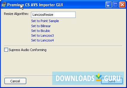 Premiere CS AVS Importer