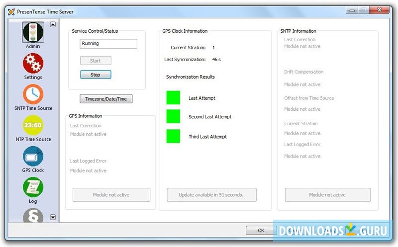 PresenTense Time Server