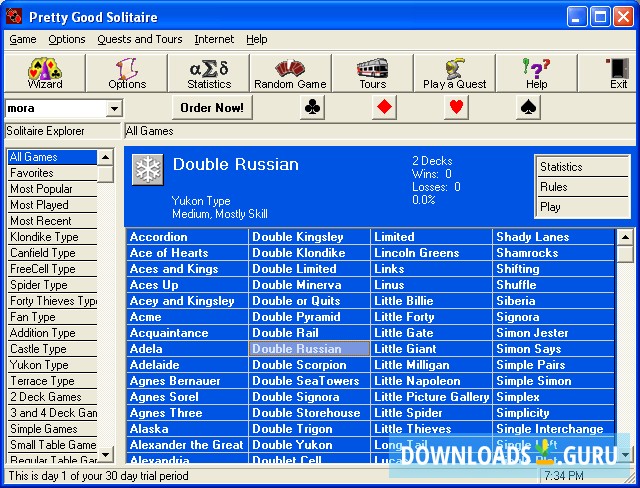 Pretty Good Solitaire - Royal Card Set