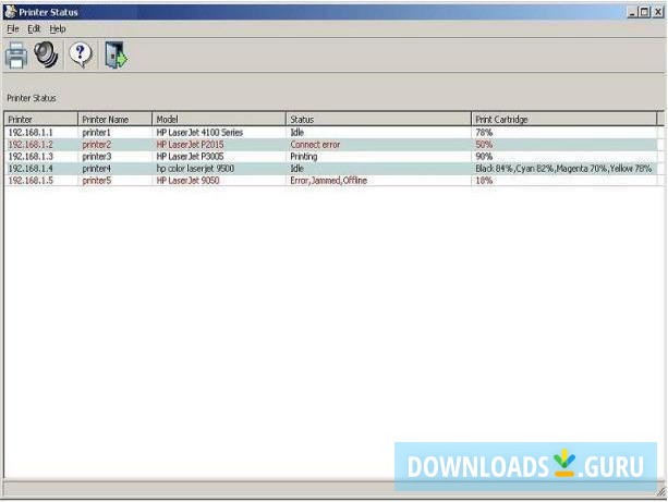 Printer Status and Alerts