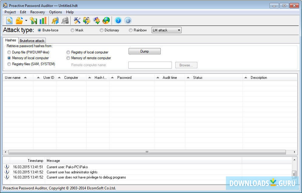 Proactive Password Auditor
