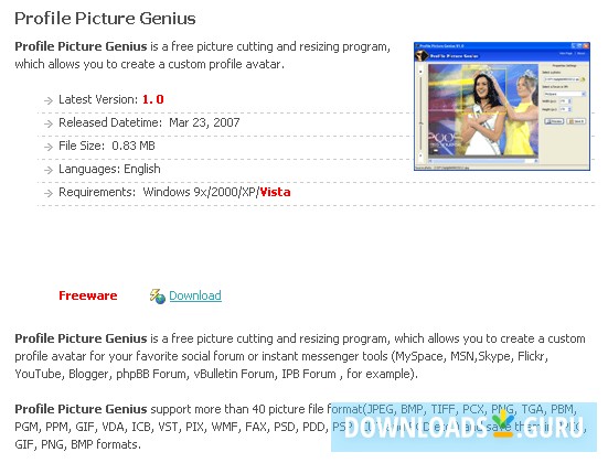 Profile Picture Genius