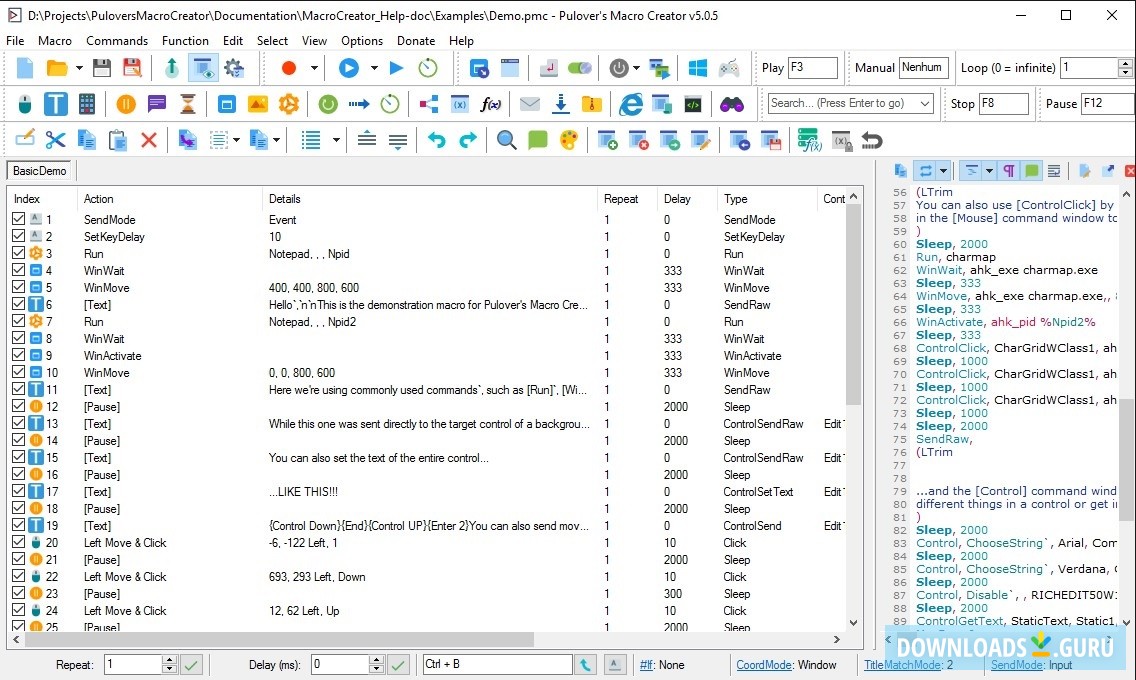 Pulover's Macro Creator