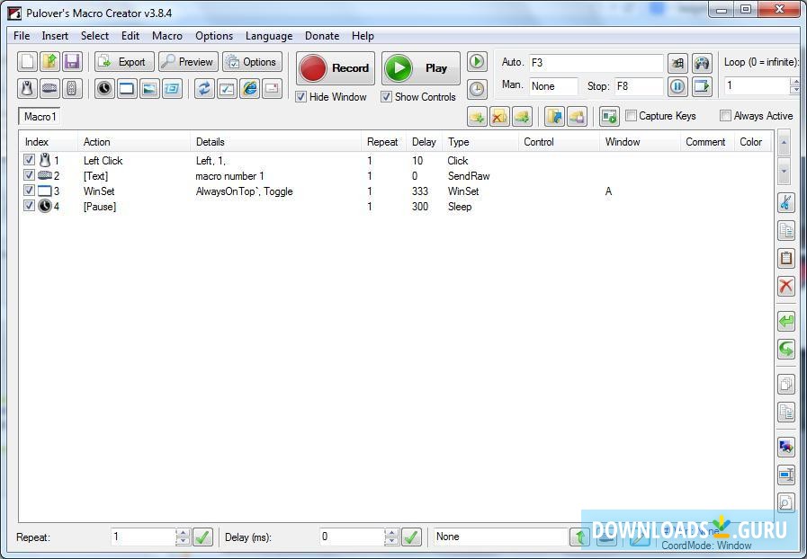 Pulover's Macro Creator
