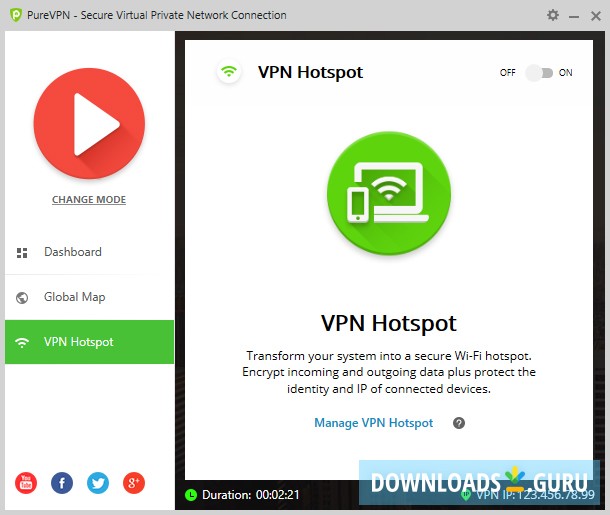 PureVPN Windows VPN Software