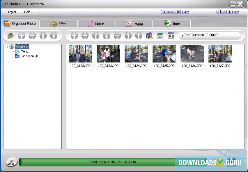 QR Photo DVD Slideshow
