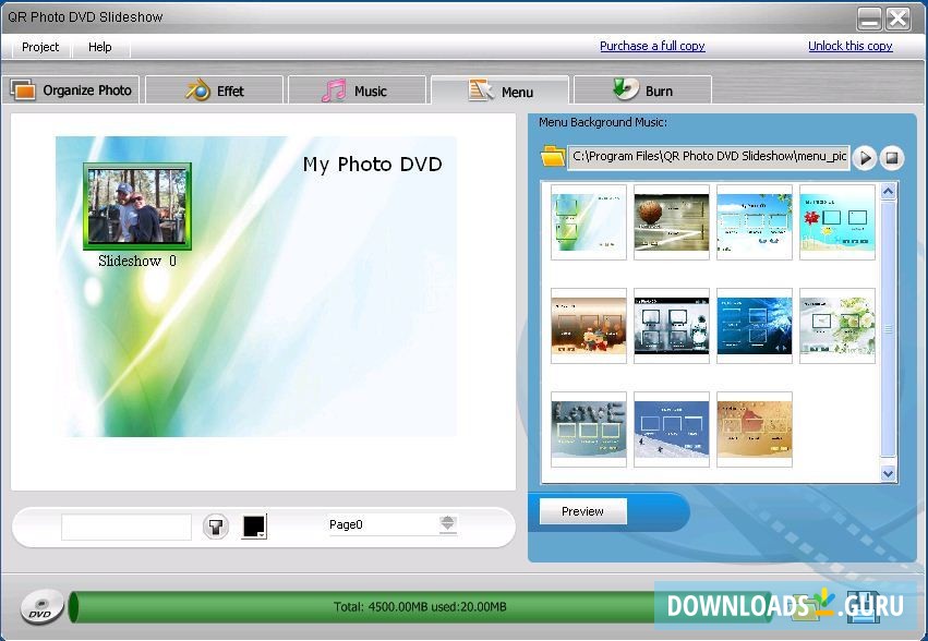 QR Photo DVD Slideshow