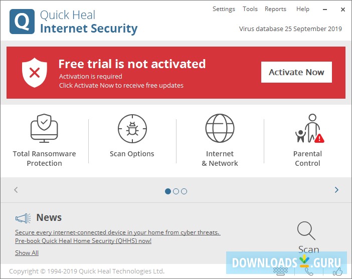 quick heal total security offline update download 64bit
