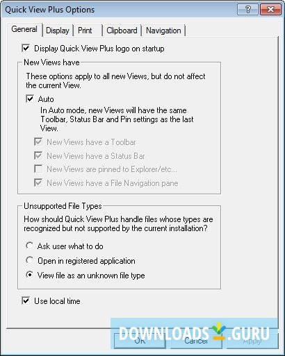 General Settings