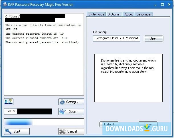 Performing a Dictonary Attack