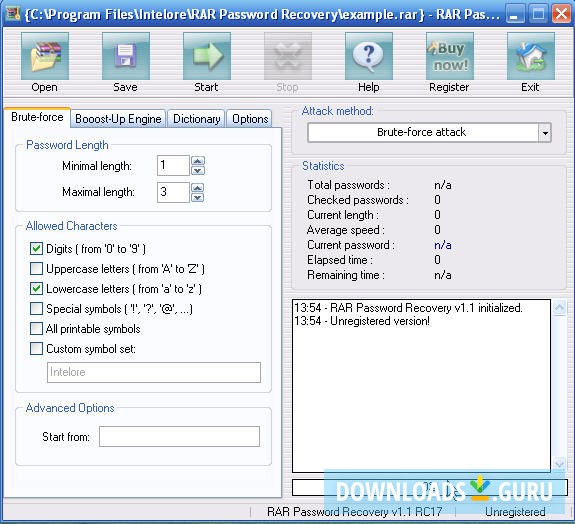 RAR Password Recovery