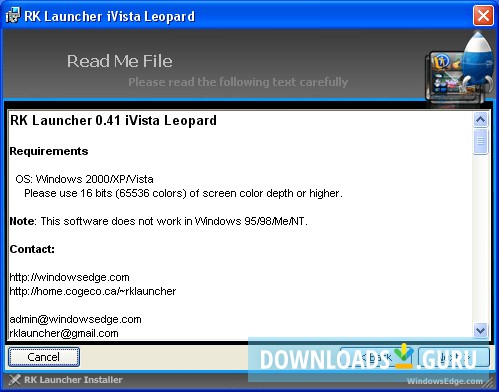 RK Launcher iVista Leopard