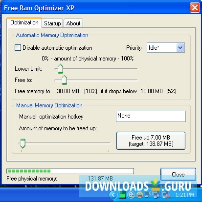 free ram optimizer for windows 10