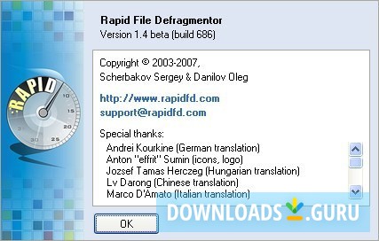 Rapid File Defragmentor