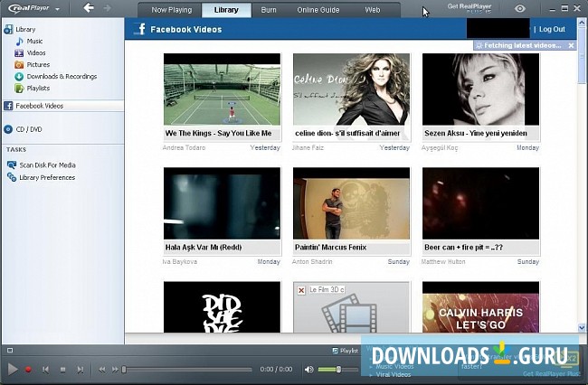 install realplayer downloader for a ultimate 7