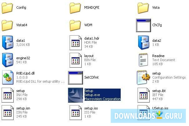 Setup Files for HD audio driver