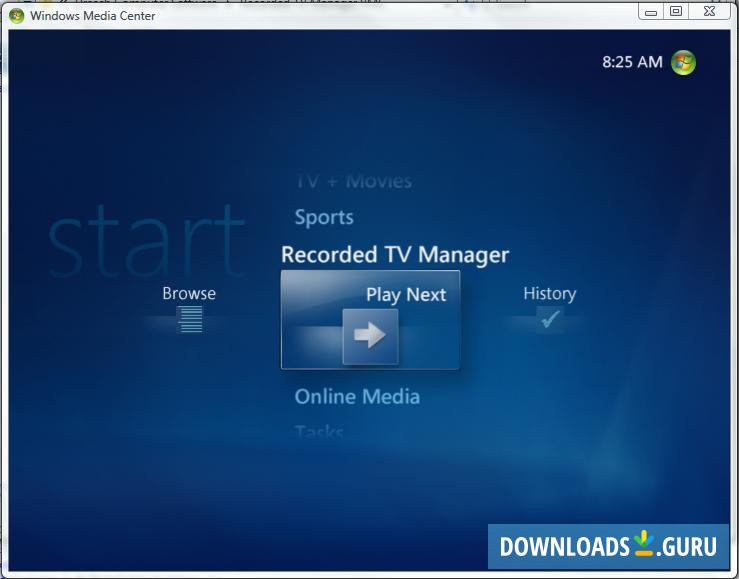 Recorded TV Manager Media Center Add-in