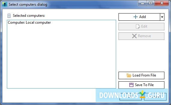 Select Computers to Scan