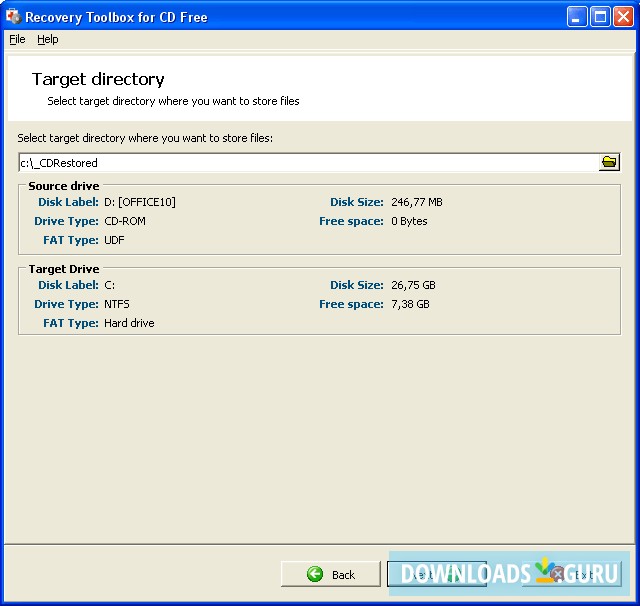 Recovery Toolbox for CD