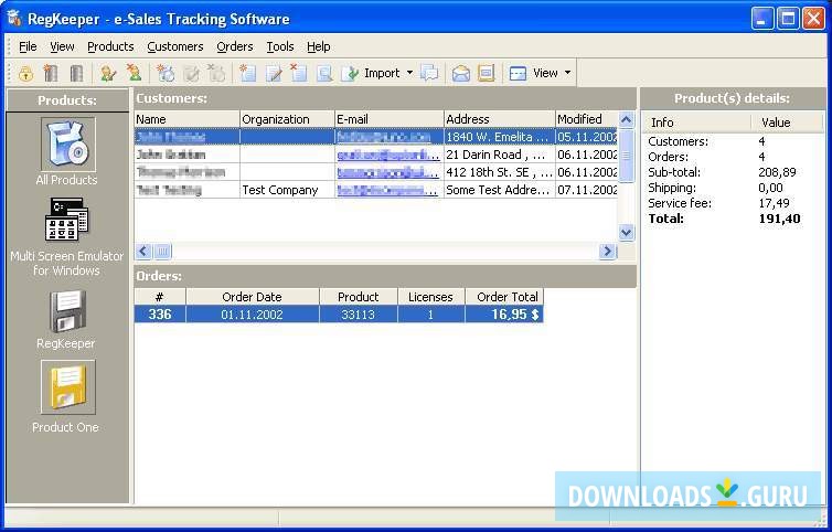 RegKeeper- e-Sales Tracking Software