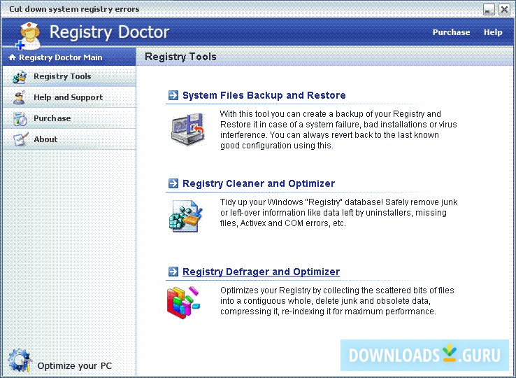 free window registry repair windows 7