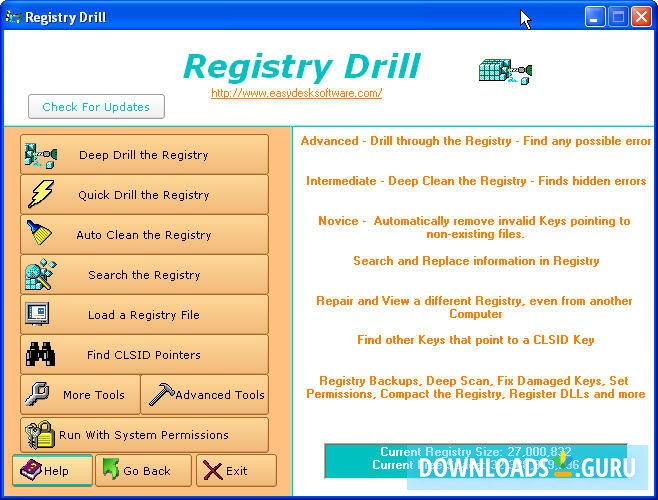 Registry Drill