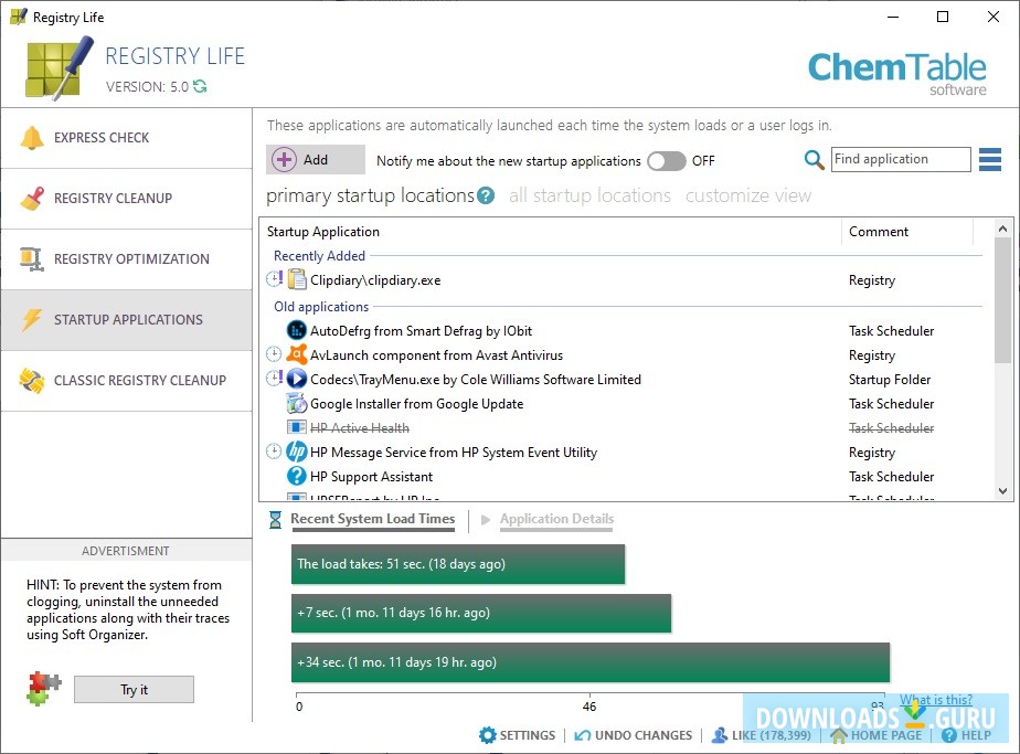 Startup Applications
