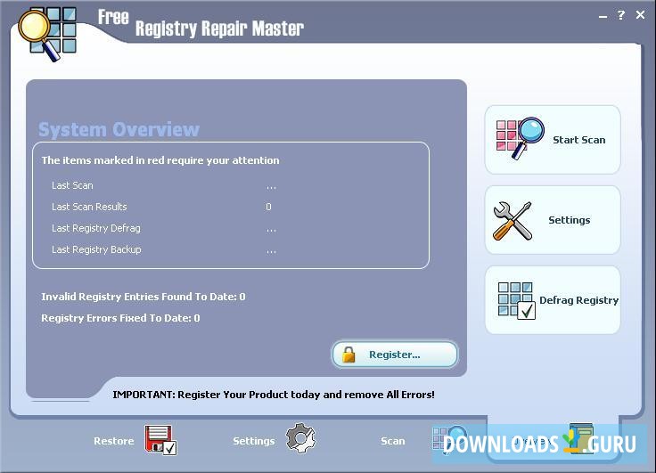 windows 8 free registry repair