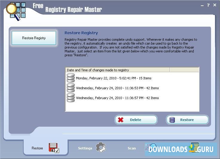 download free windows registry repair 2.8