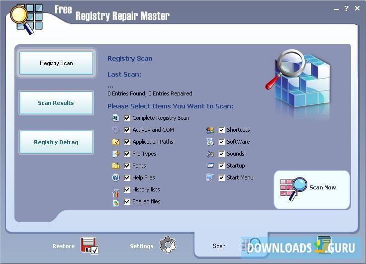 windows 7 registry repair software