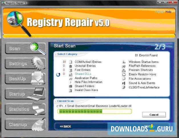 registry repair windows 10