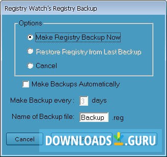 Registry Watch