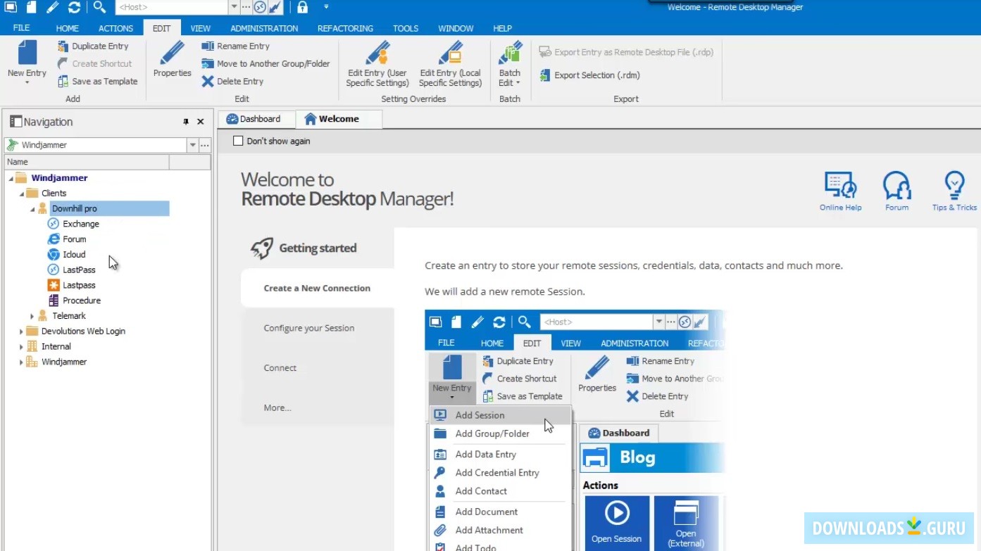 remote desktop services manager windows 10