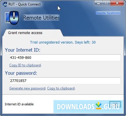Remote Utilities - Server