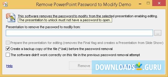 Remove PowerPoint Password to Modify