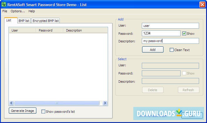 RentASoft Smart Password Store