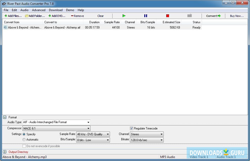 Configuring Output Settings