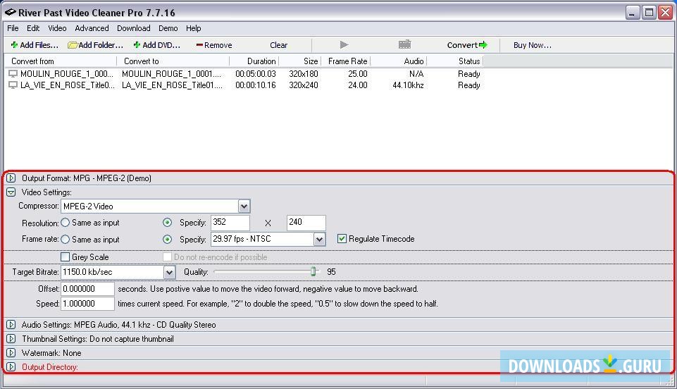River Past MPEG-2 Converter and Booster Pack